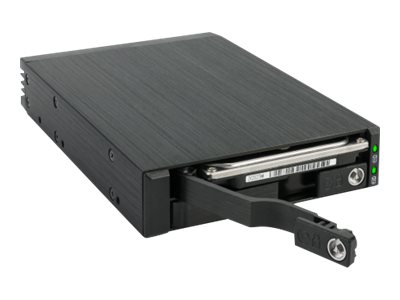 FANTEC MR-25DUAL - Förvaringsmobilrack - 2.5 - SATA 6Gb/s / SAS 6Gb/s - svart