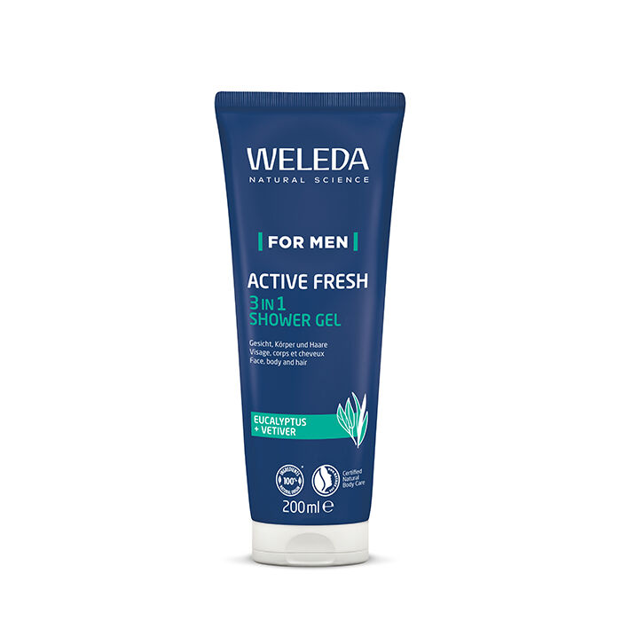 Weleda For Men Active Fresh 3in1 Shower Gel 200 ml, bild 3