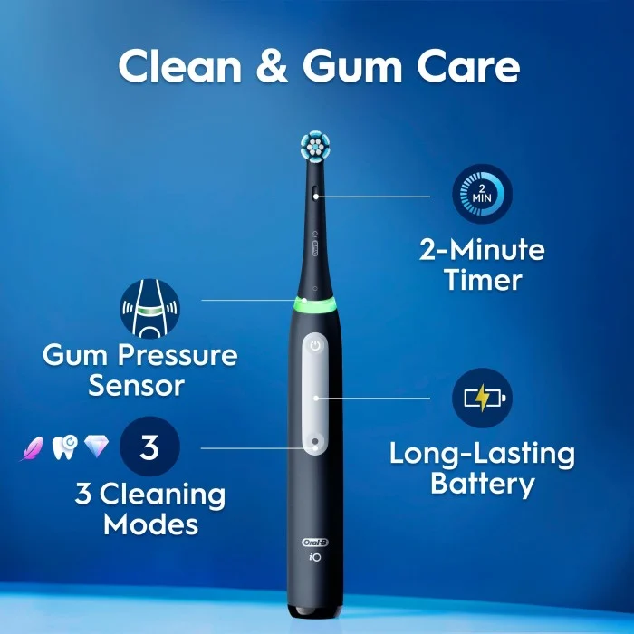 Oral-B iO3S eltandborste, Matte Black, bild 3