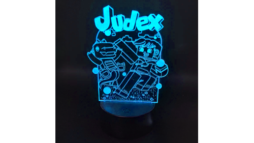 Judex - Dino 3D LED-lampa, bild 3