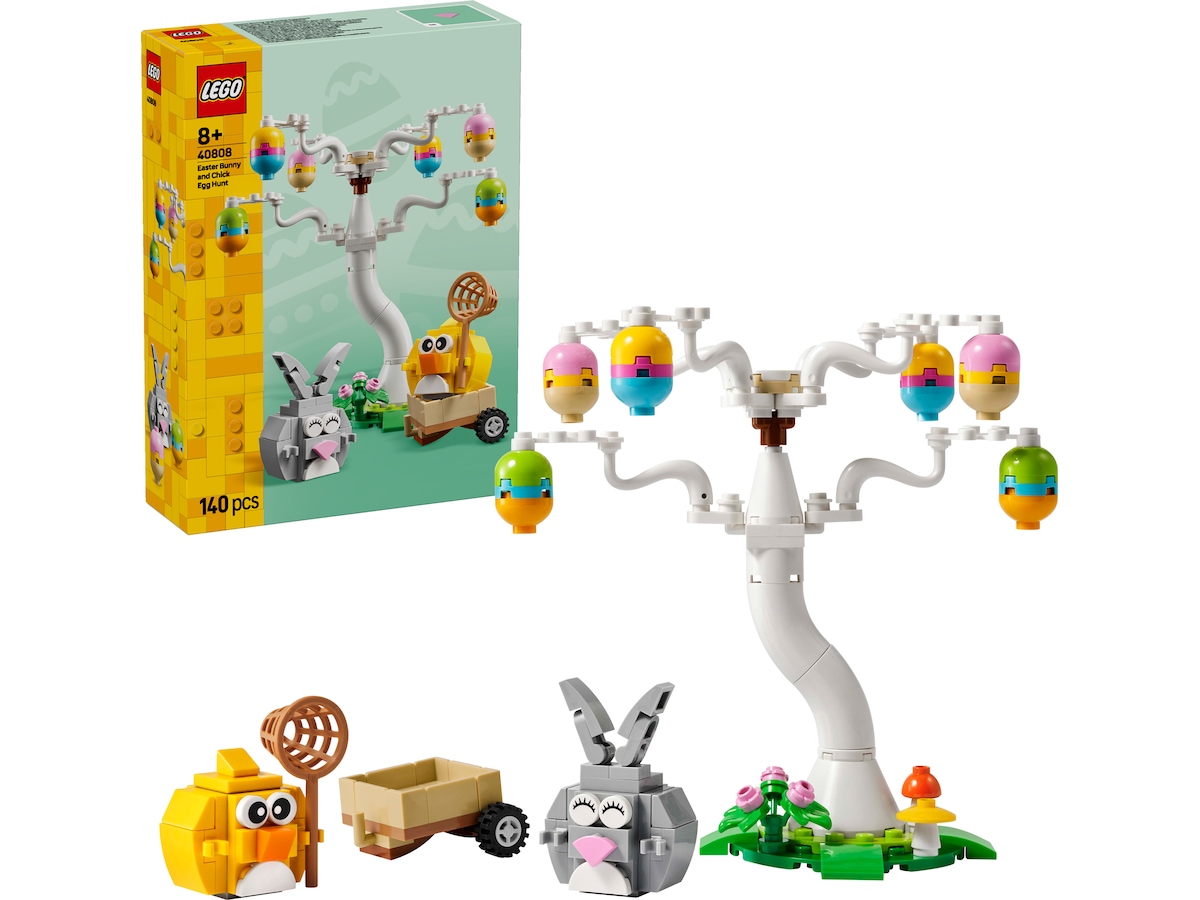 LEGO Iconic Äggjakt med påskkanin och kyckling 40808