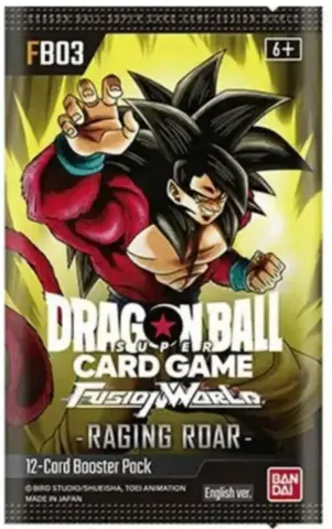 DragonBall Super CG Fusion World Raging Roar FB03 Booster