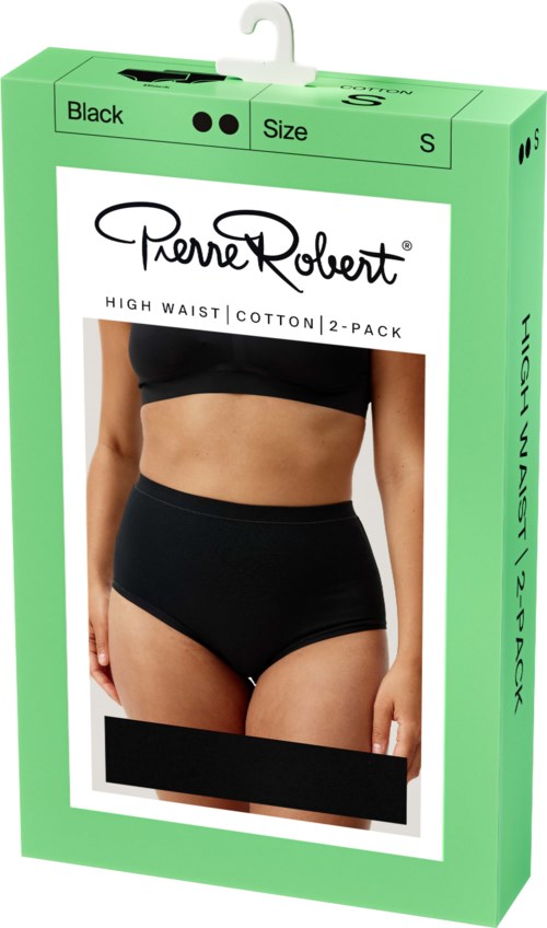 Pierre Robert High Waist Cotton X2 Black L
