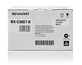 Sharp MX-C30GT-B - Svart - original - tonerkassett - för Sharp MX-C250F, MX-C300W, MX-C301W