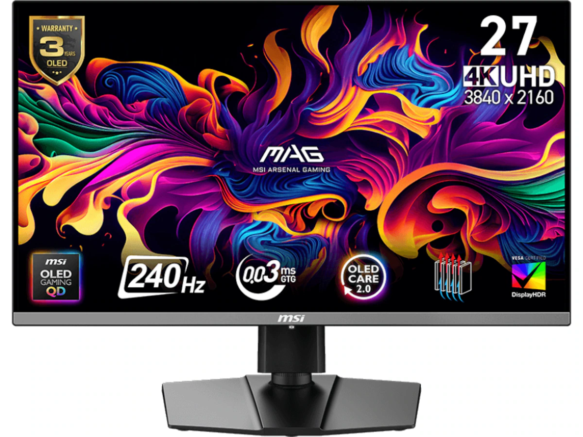 MSI 27" MAG 272UP X24 OLED 4K 240 Hz, bild 4