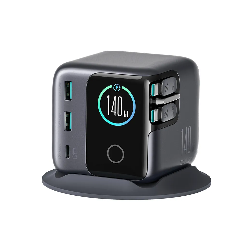 JOYROOM PODIXJR-TRD01 140 W 5-in-1 GaN Laddstation - Grå