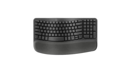 Logitech Wave Keys Ergo trådlöst tangentbord, svart, bild 4