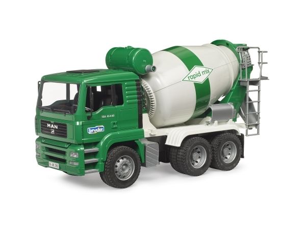 Bruder MAN TGA Cement Mixer Truck Rapid Mix, bild 4