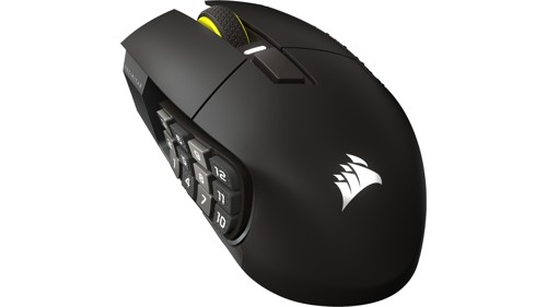 Corsair Scimitar Elite Wireless SE gamingmus (svart), bild 3