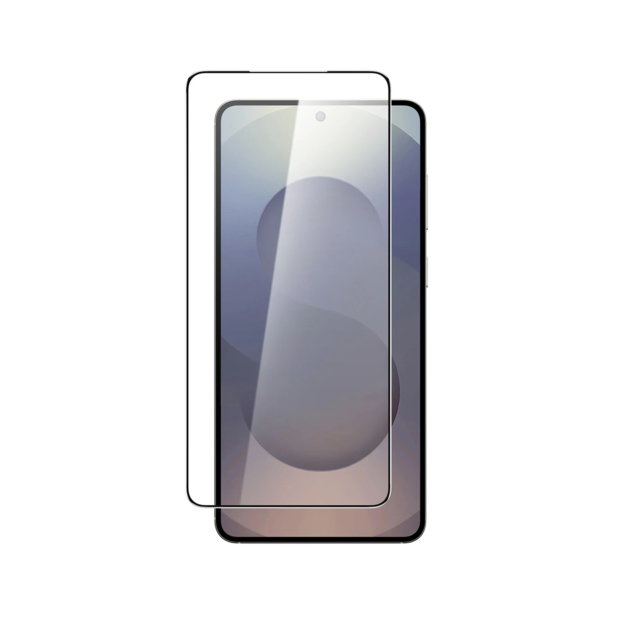 AmazingThing Radix helt glas härdat glas med svart ram för Samsung S25 Edge