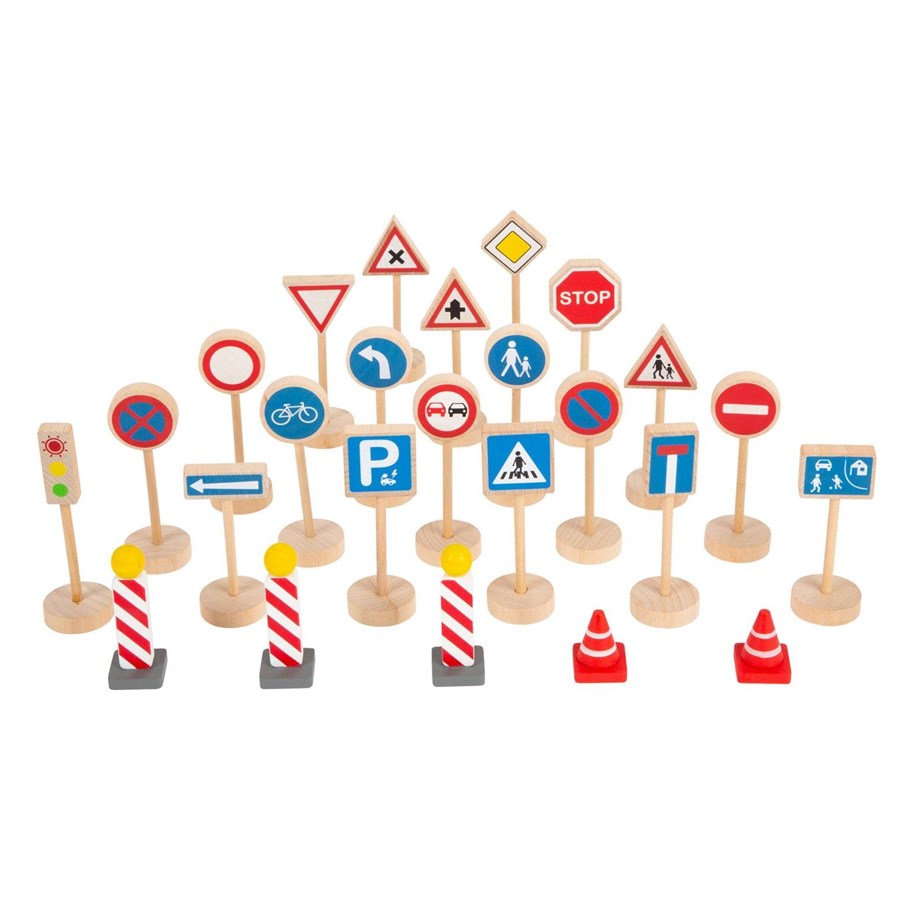 Small Foot trafikskyltset (25 delar)