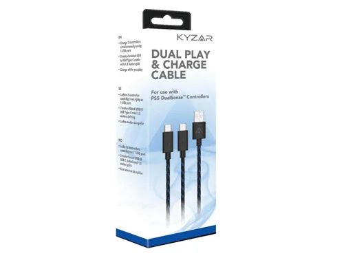 Kyzar Play and charge cable for PS5, bild 2