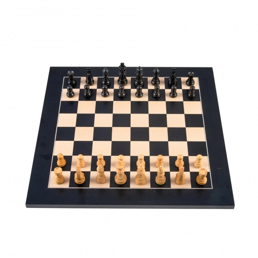 Longfield Chess Set Black Maple 40 mm