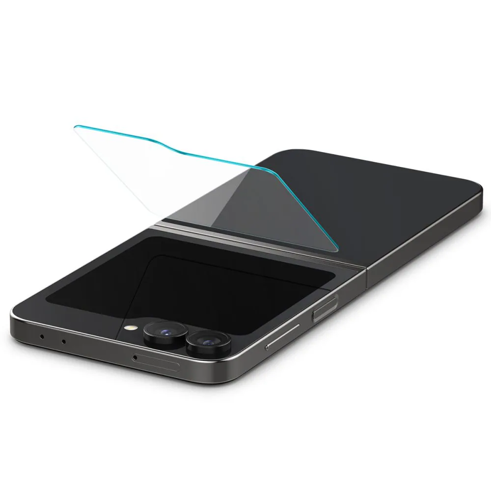 Spigen Glas.tR EZ Fit härdat glas för Samsung Galaxy Z Flip 6 - 2 st., bild 4
