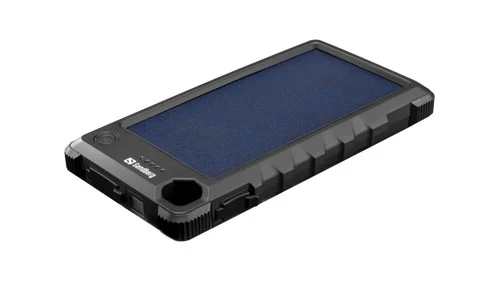 10.000 mAh Outdoor Solar PowerBank, Black, bild 3