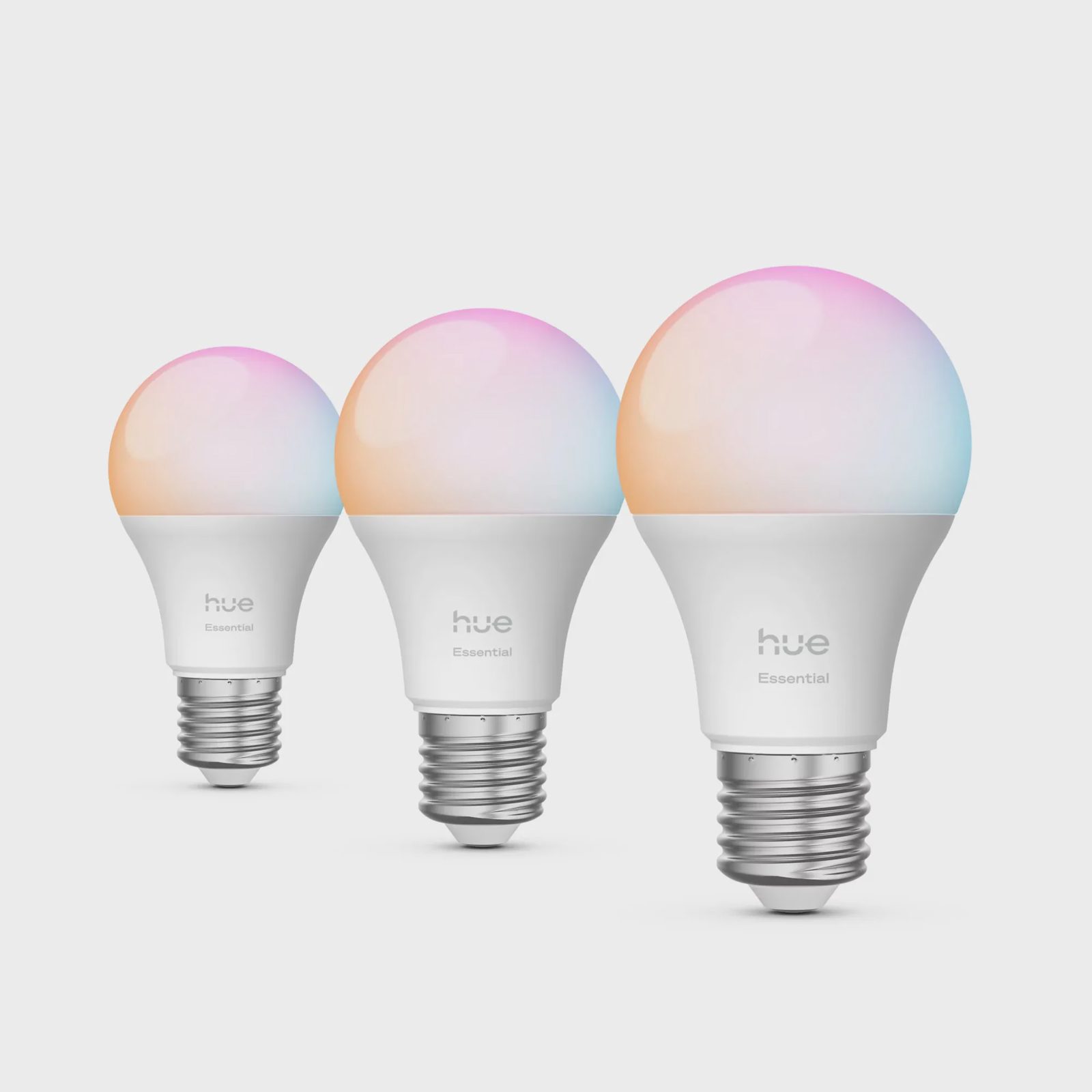 Philips Hue White and Color Ambiance LED-lampor E27 (3-pack)