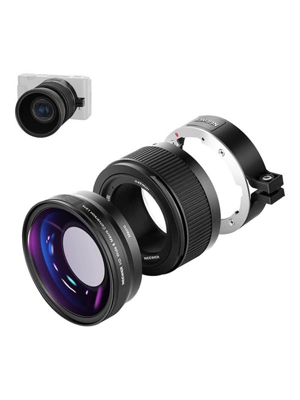 Neewer wide angle lens for Sony ZV1 (black), bild 2