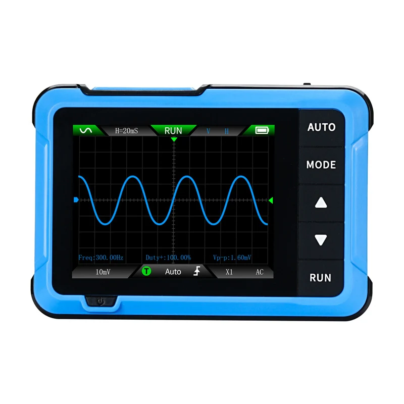 Bärbart 2-i-1 minioscilloskop FNIRSI DSO510 signalgenerator