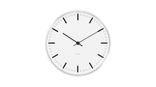 Arne Jacobsen – City Hall Väggklocka – 21 cm – Vit, bild 3