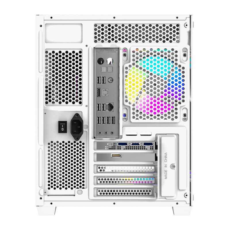 Darkflash B275 PRO Computer Case + 6 Fans - Chassi - Vit, bild 5