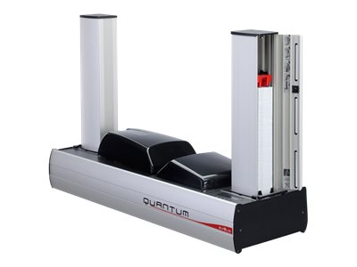 Evolis Quantum 2 Standard - Plastkortsskrivare - färg - Duplex - färgsublimering/termisk överföring - CR-80 Card (85.6 x 54 mm) - 300 dpi - upp till 1000 kort per timma (mono)/ upp till 150 kort per timma (färg) - kapacitet: 500 kort - LAN, USB 3.0 - svart, silver