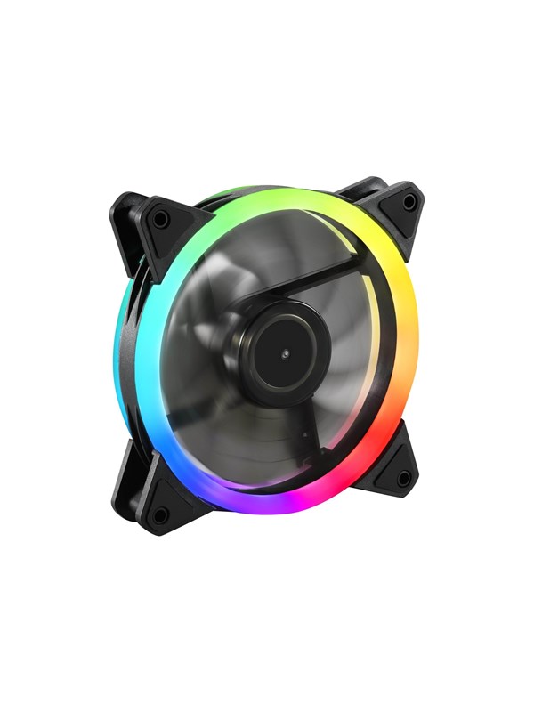 Sharkoon SHARK Blades PWM RGB - Chassi fläkt - 120mm - Svart