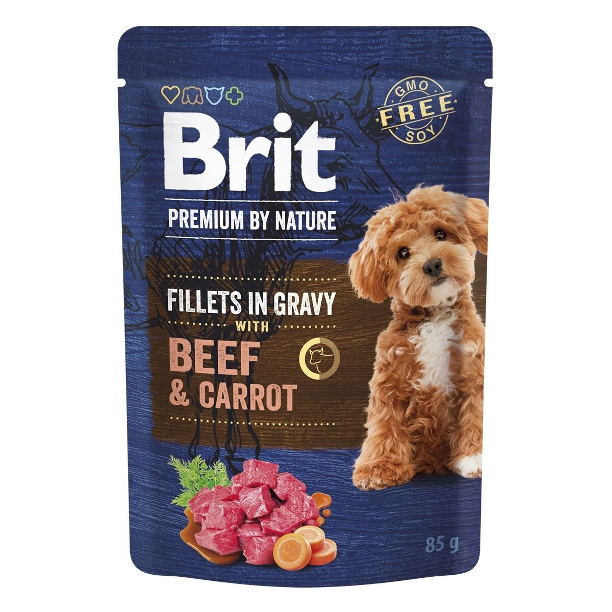 Brit Premium by Nature Dog Beef & Carrot 85 g