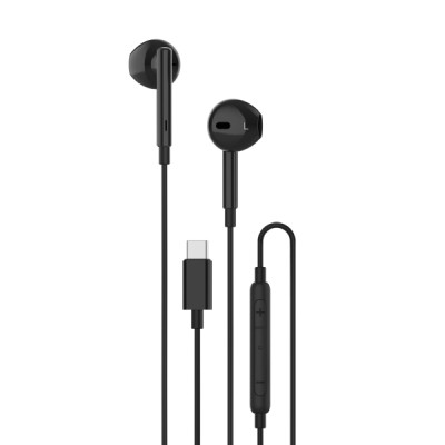 Unisynk Hörlurar USB-C Svart