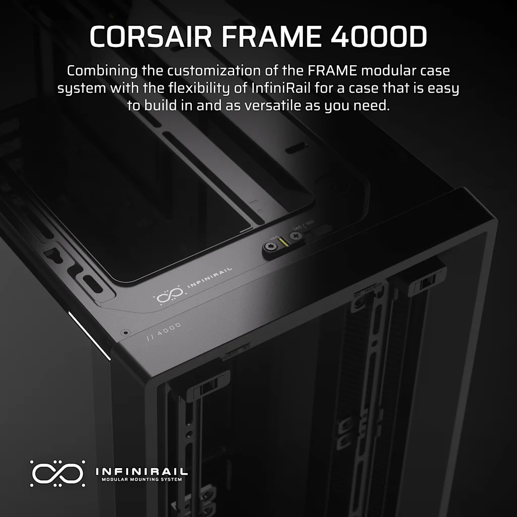 Corsair Frame 4000D Airflow Svart, bild 3