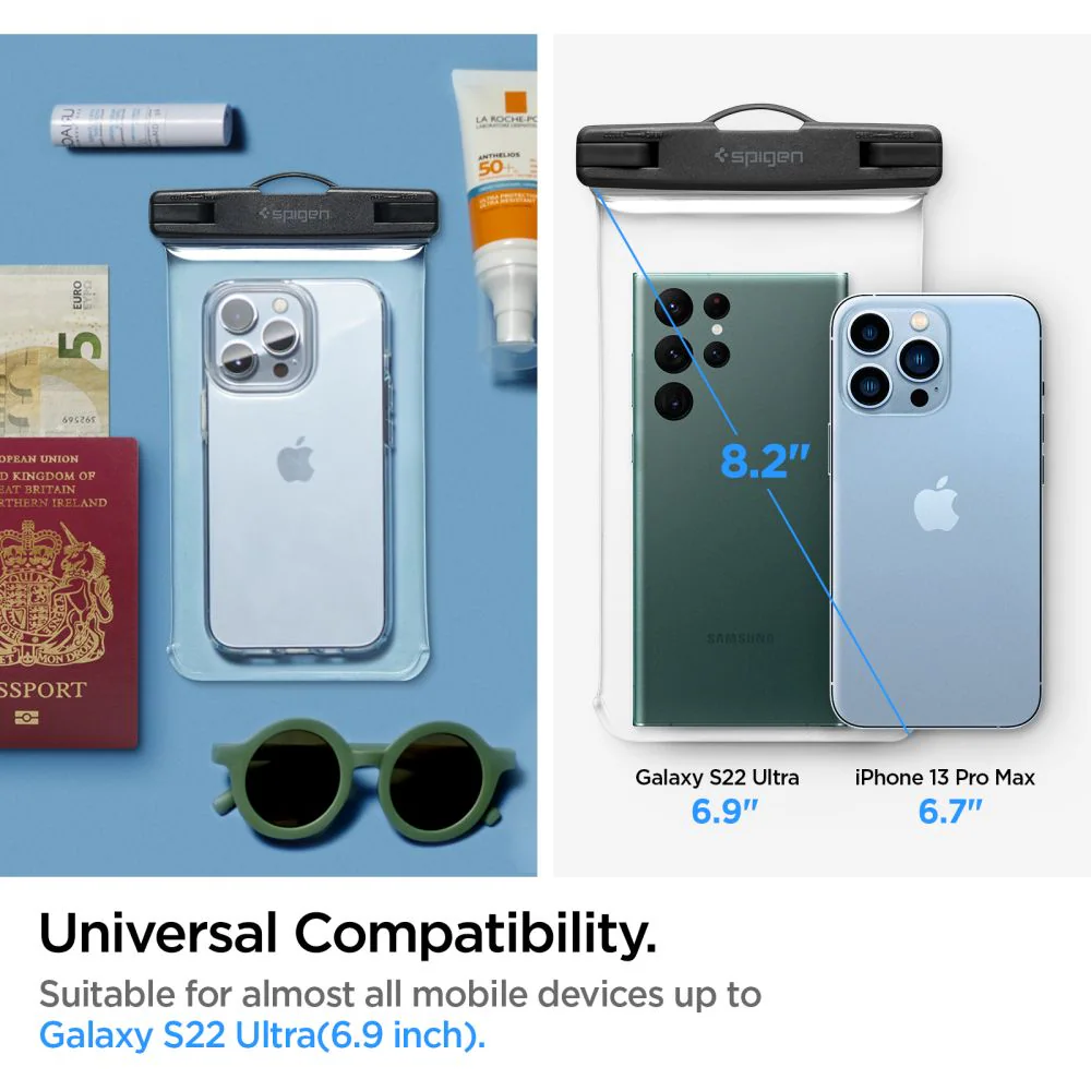 Spigen Aqua Shield A601 Fodral Vattentätt IPX8 - Transparent