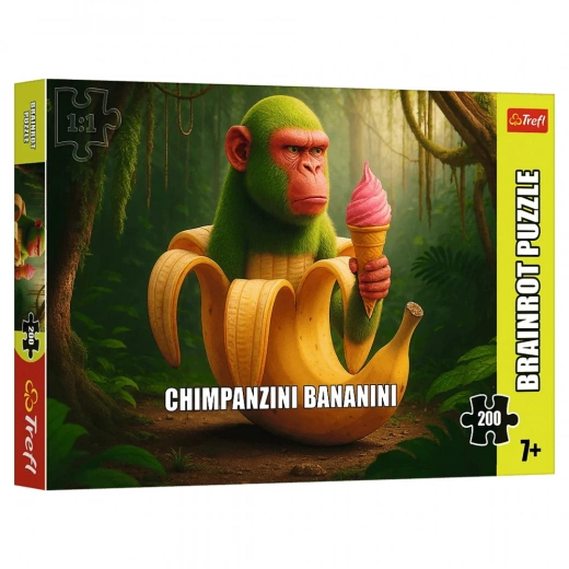 Tref Brainrot Chimpanzini Bananini Puzzle (200 bitar)