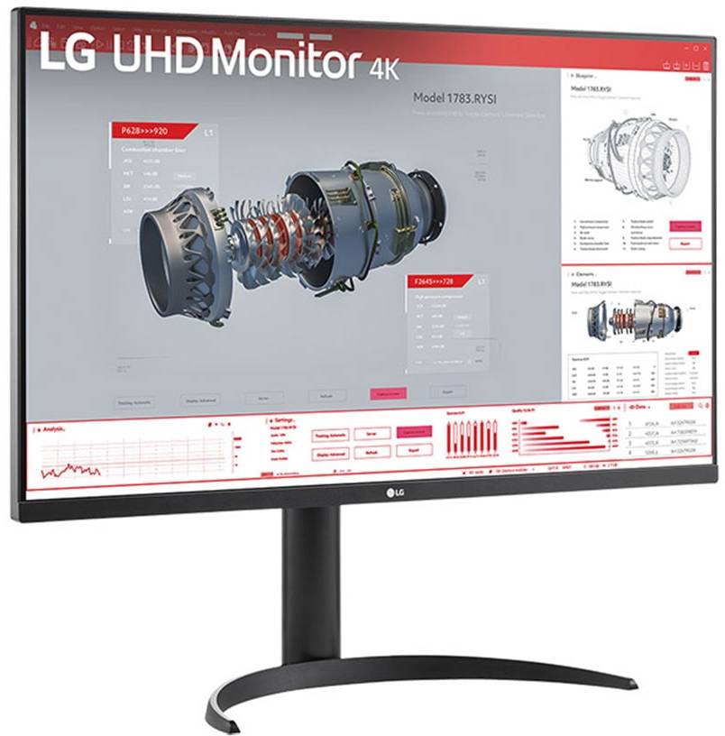 LG 32BR55UK-B 32" - USB-C 3840x2160 VA 60Hz, bild 4
