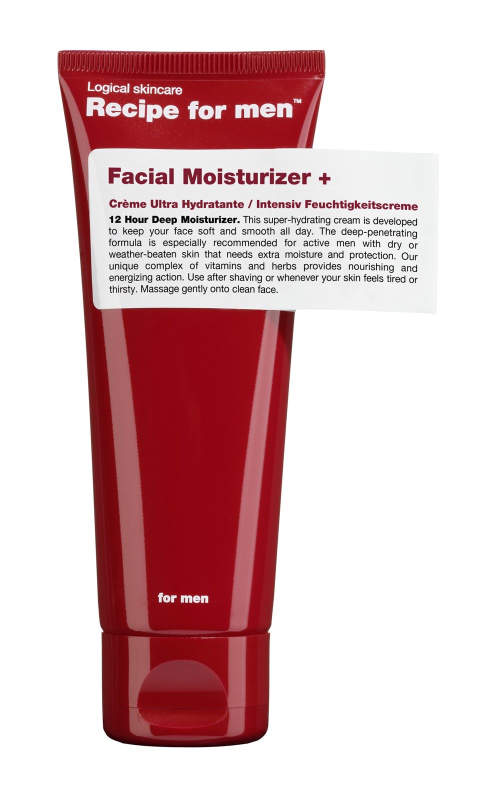 Recipe for men Facial Moisturizer + 75 ml