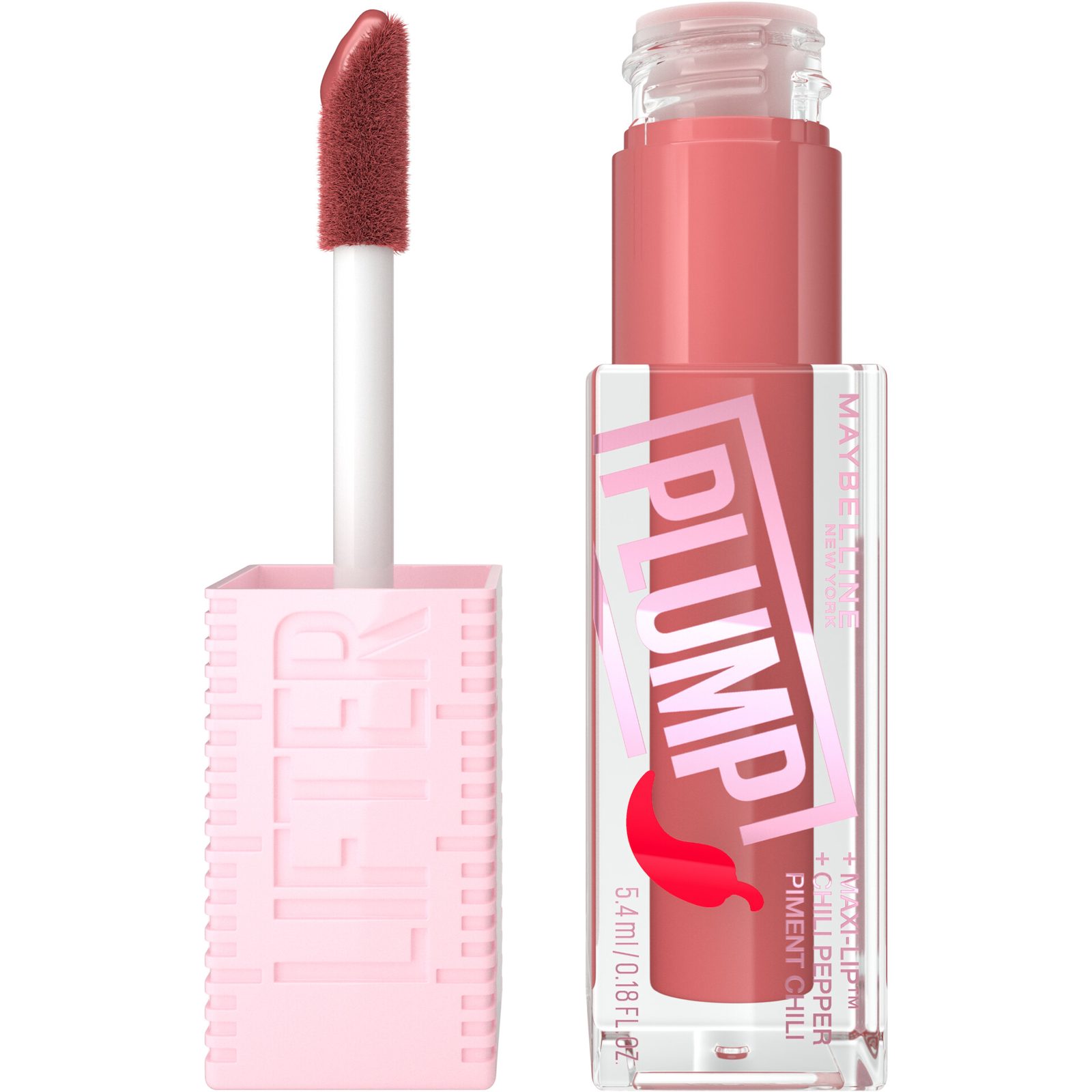 Maybelline New York Lifter Plump Lip Gloss 005 Peach Fever 005 Peach Fever