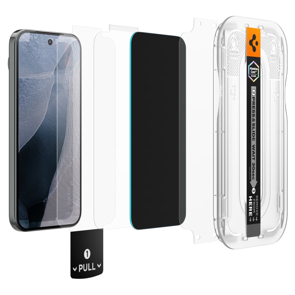 Spigen Glas.tR EZ Fit Pro HD Privacy – 2-pack skärmskydd i härdat glas för Pixel 9/10/11 Pro XL, bild 2