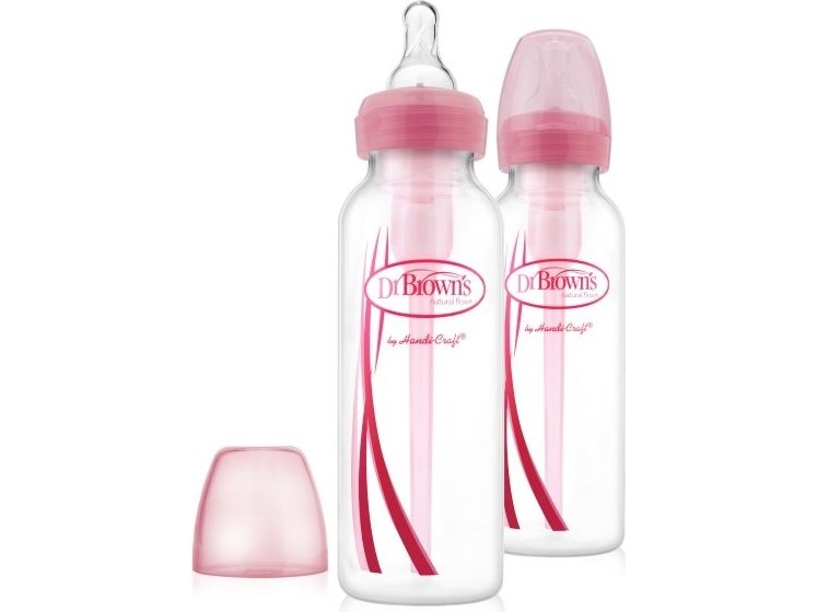 Dr.Browns NarrowNeck Nappflaska 250ml rosa, 2 st, bild 3