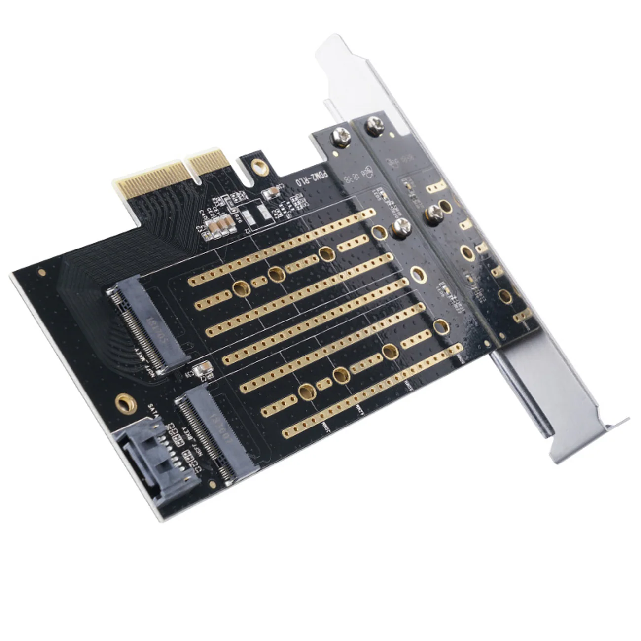 ORICO PDM2 PCI-E 3.0 x4 Expansion Card for M.2 NVMe and SATA Drives - Black, bild 4