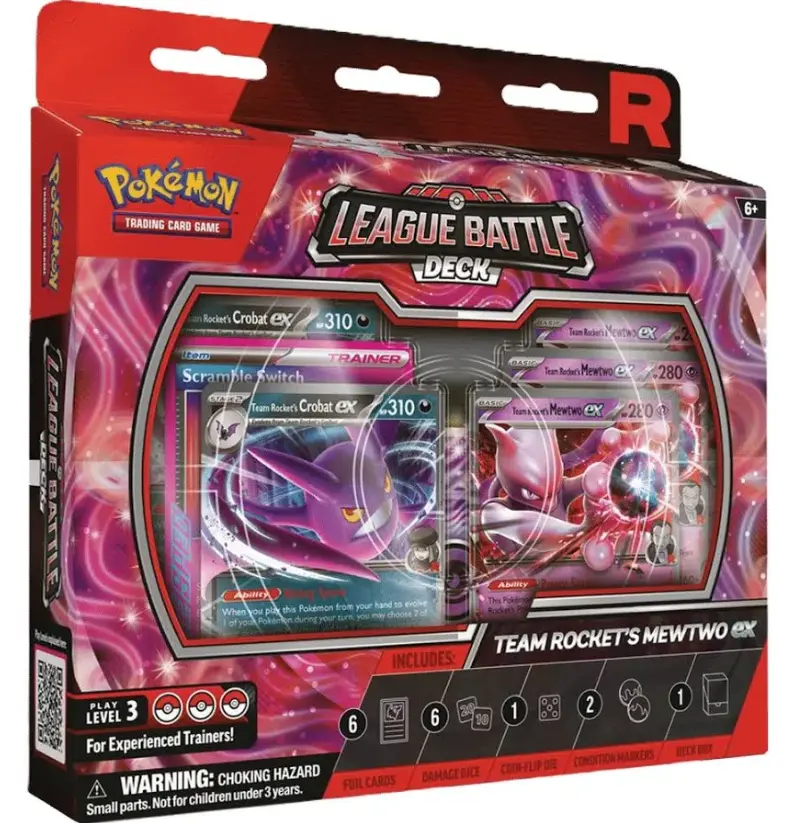 Pokémon Team Rocket's Mewtwo ex League Battle Deck