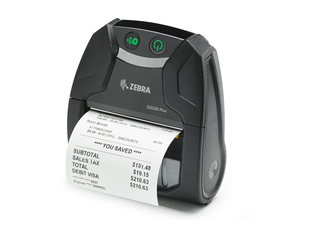Zebra ZQ320 Plus kvittoskrivare direkttermisk 203 dpi 100 mm/s Bluetooth