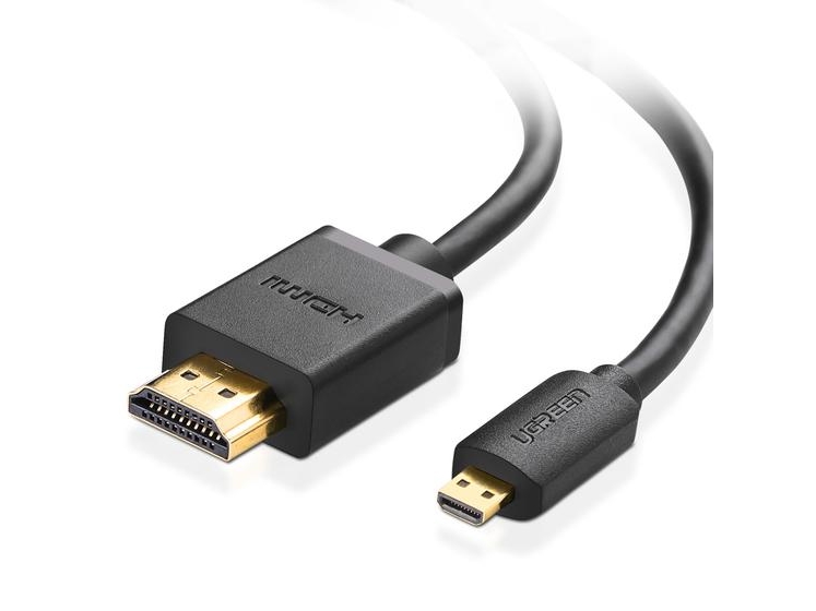 Ugreen Micro HDMI till HDMI-kabel 3 meter svart (HD127)