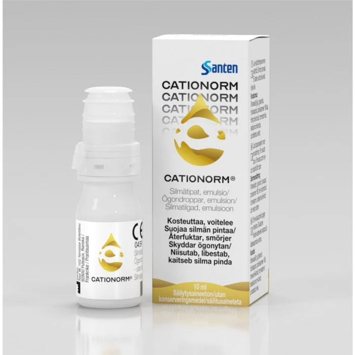 Cationorm ögondroppar droppflaska, 10 ml