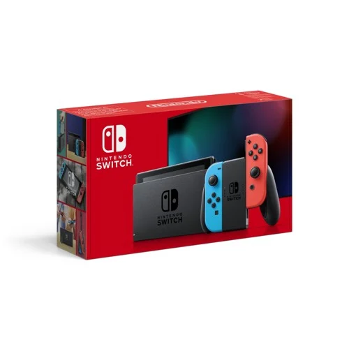 Nintendo Switch-Konsol Neon, red/Neon blue, bild 2