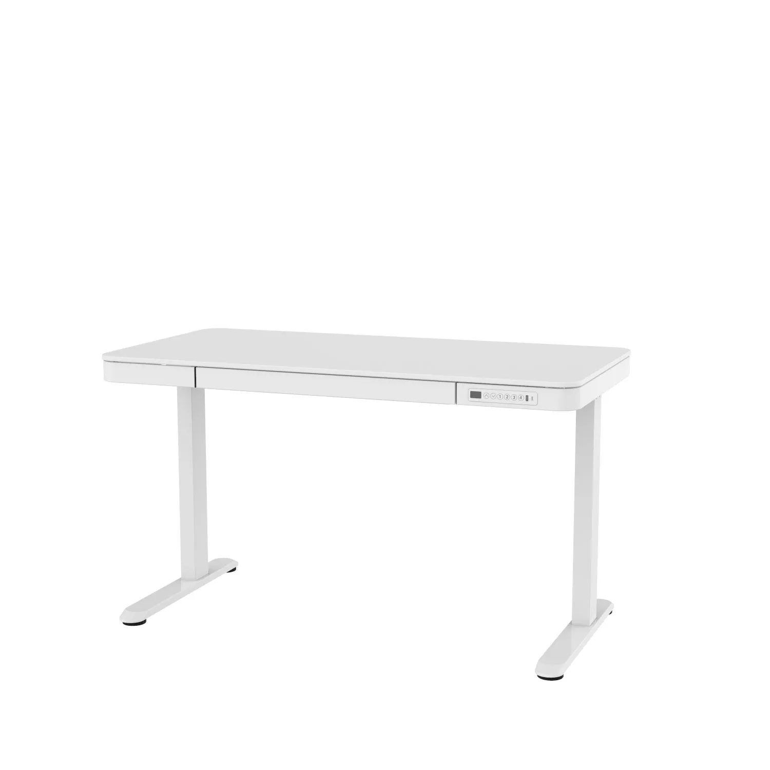 Activejet ET119S-B 120x60, Vit, 45 kg, 725 - 1225 mm, Trä, Rektangulär form, Stål