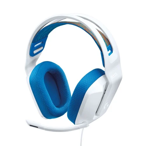 Logitech G335 Trådbundet gamingheadset, vitt, bild 2
