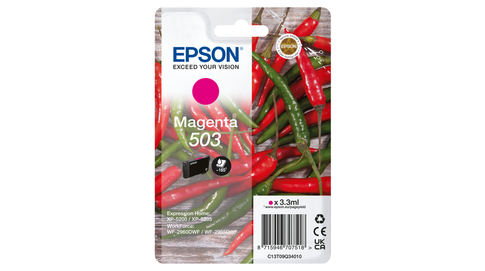 Epson 503 Magenta, 165 sidor, bild 2