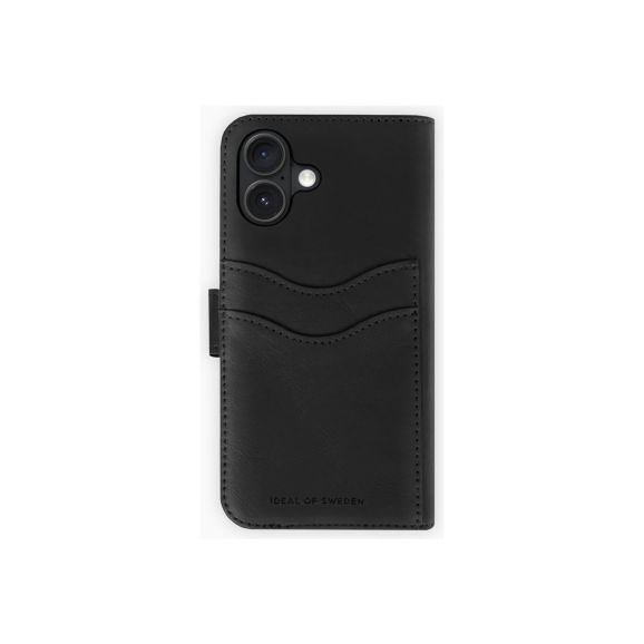 IDEAL OF SWEDEN Magnet Wallet+ iPhone 16 plånboksfodral, svart