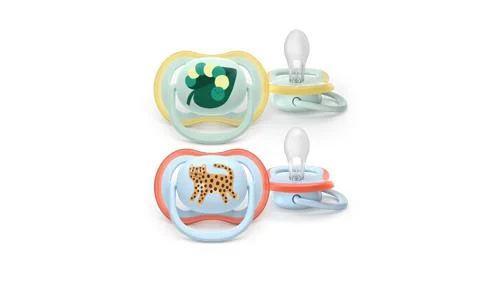 Philips Avent Ultra Air napp, 0–6 m, 2-pack, Ljusgrön/Ljusblå med motiv, bild 5