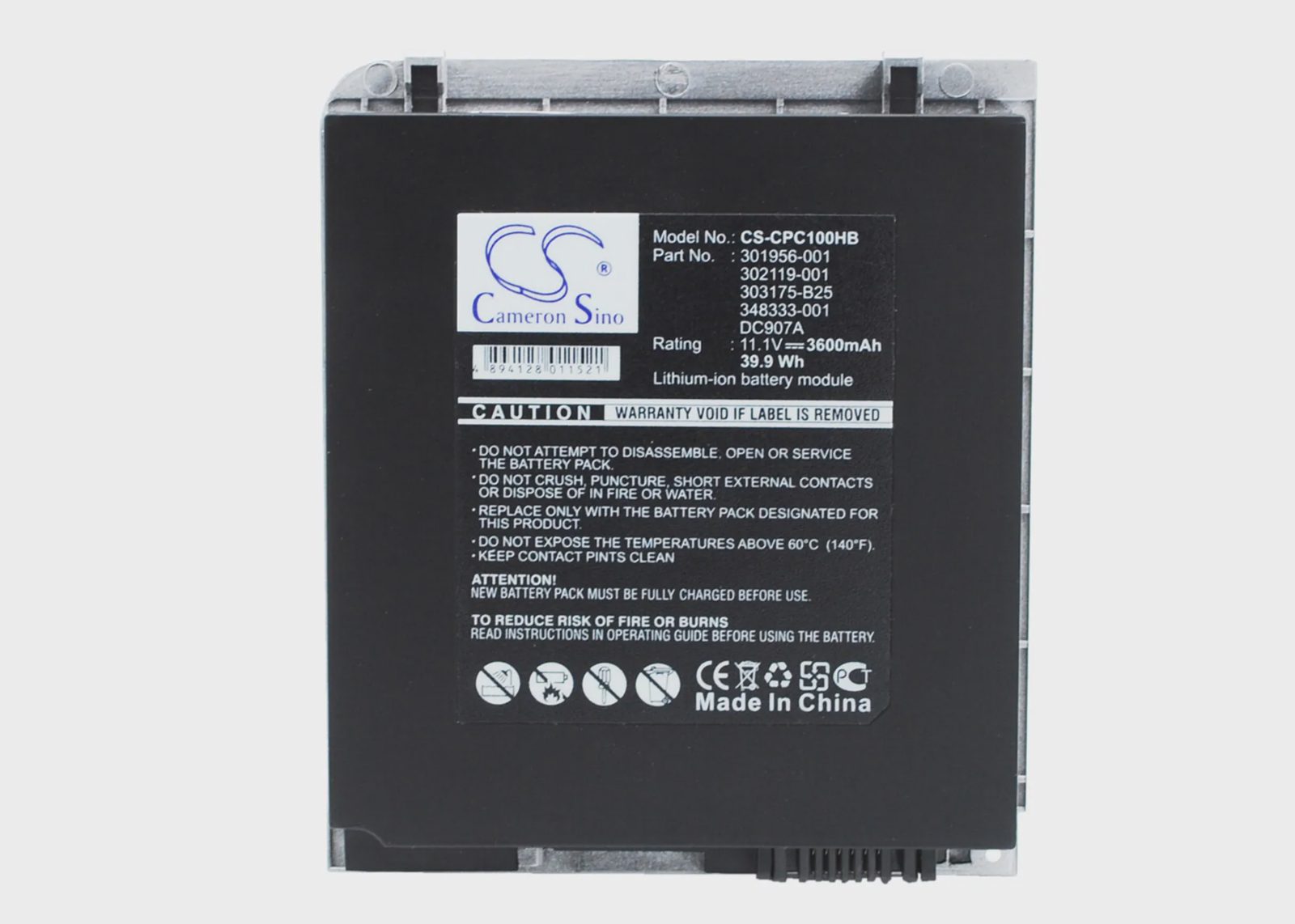 Batteri till Laptop, Bärbar dator för Compaq Tablet PC TC1000-470045-150 m.fl.