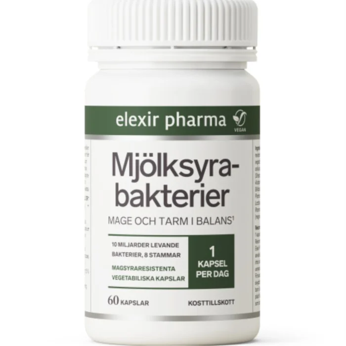 Elexir Pharma Mjölksyrabakterier 60 kapslar