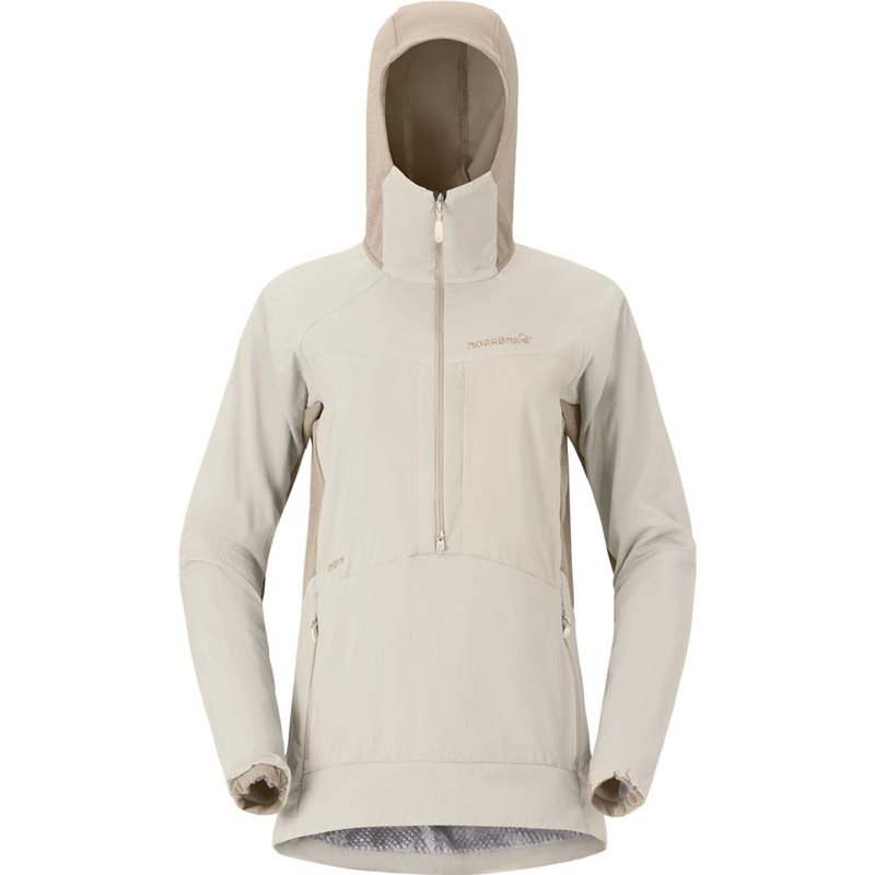 Norrøna Møre Octa Zip Hood W'S Oatmeal - XS